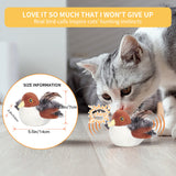 interactive chirping bird cat toy