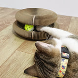 🎁2024 New Year Hot Sale🎁🔥Foldable Magic Cat Scratching Board Toy with a Bell Ball