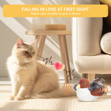 interactive chirping bird cat toy